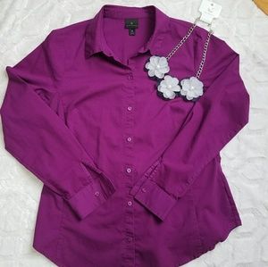 Worthington Button Down Blouse